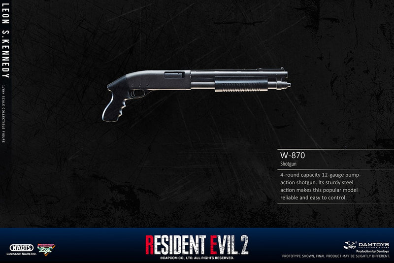 Resident Evil 2 Leon Kennedy Sawed Off W 870 Shotgun Blackopstoys 7143