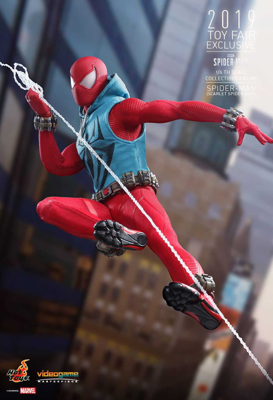 scarlet spider man action figure