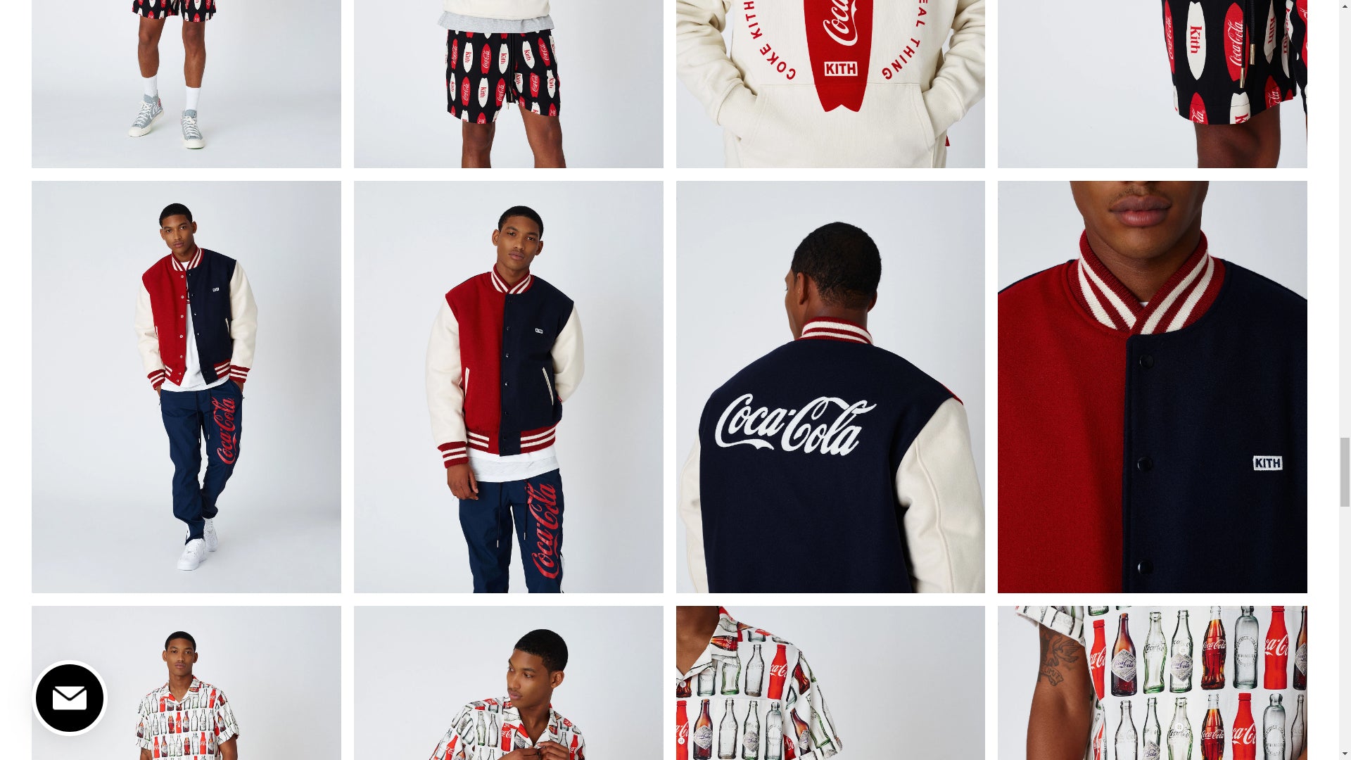 Kith Coca cola Varsity Jacket XS