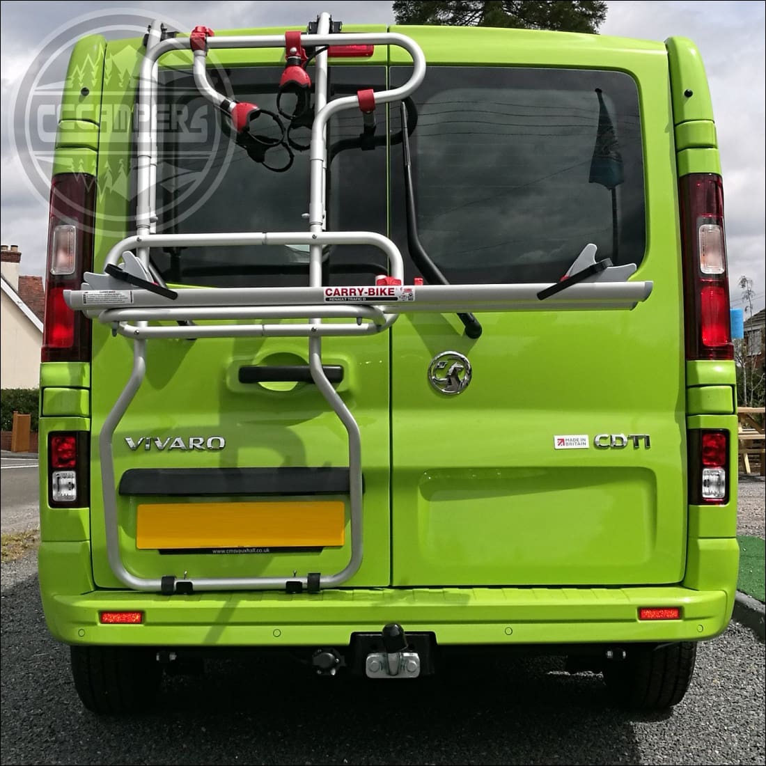 renault trafic bike rack