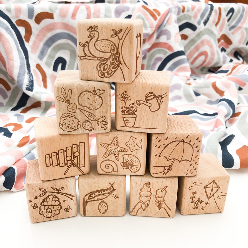 wholesale wooden baby blocks