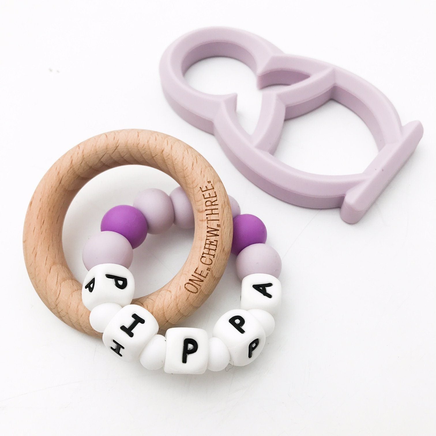 personalised baby teether