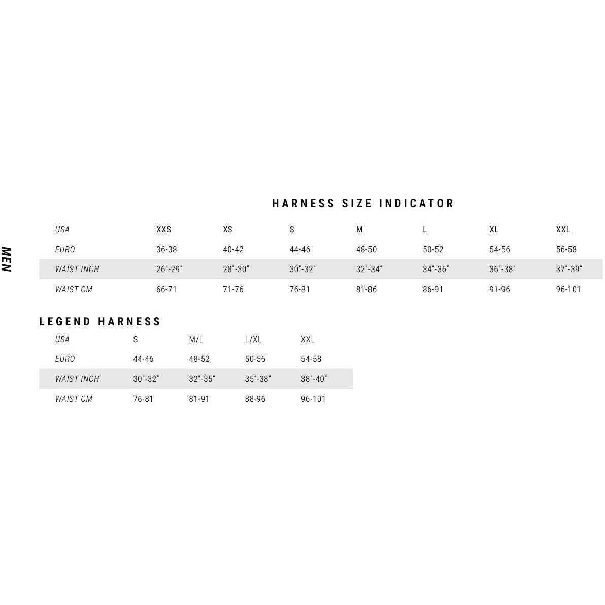 Mystic Wetsuit Size Chart