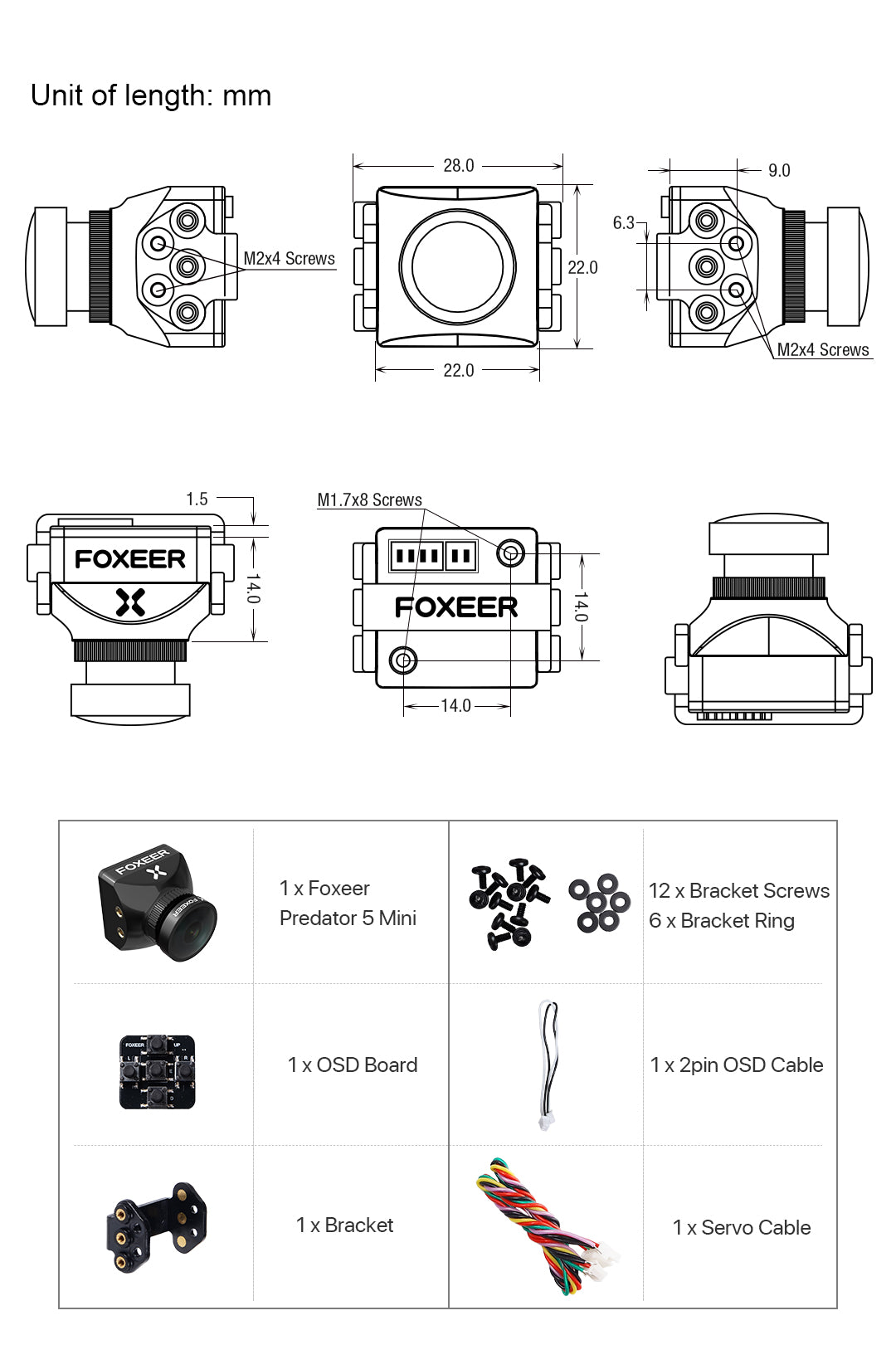 Foxeer Predator V5 Mini FPV Camera