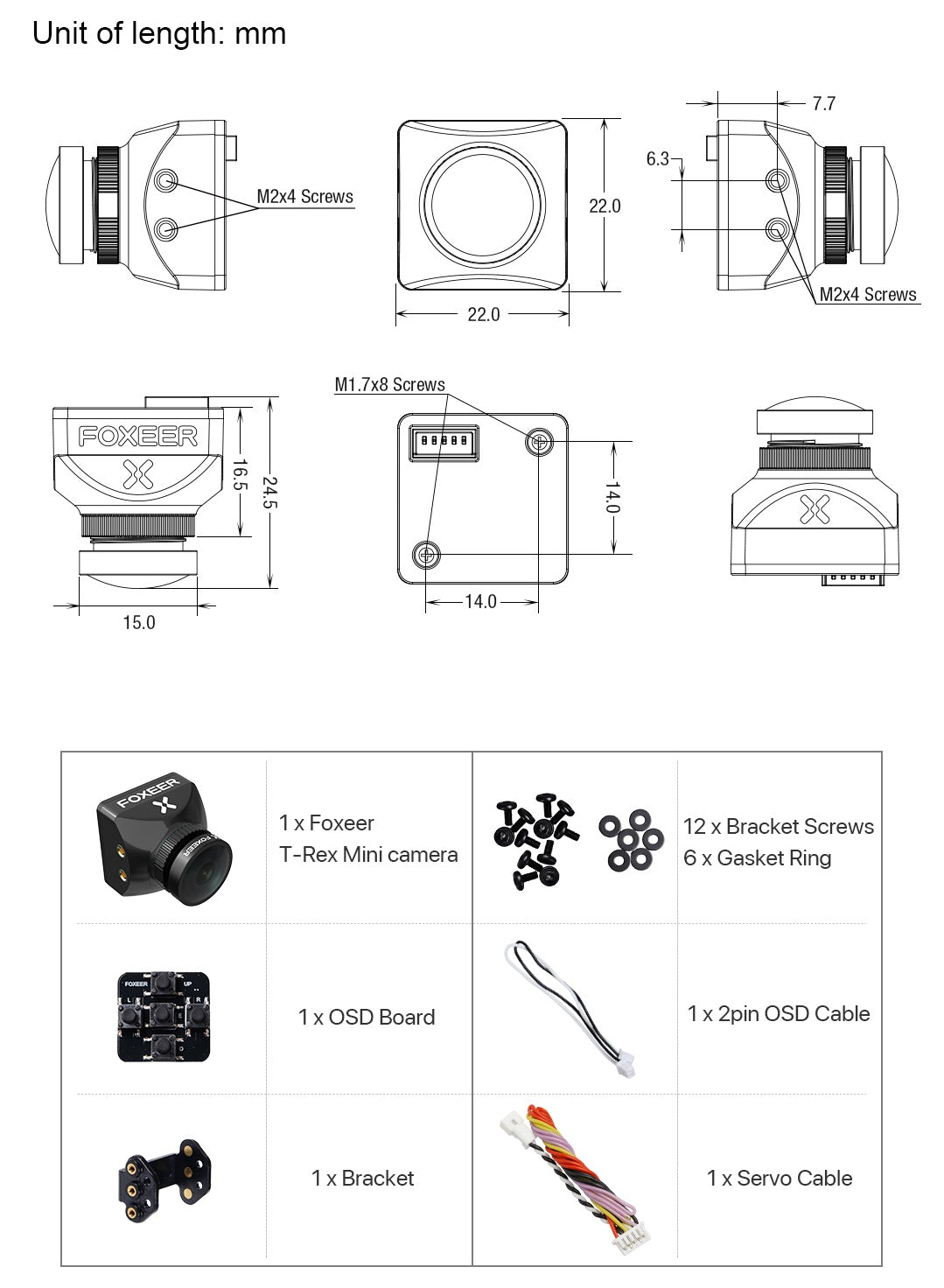 Foxeer T-Rex Mini FPV Camera