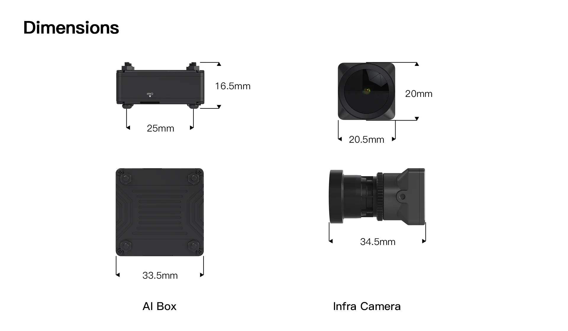 Caddx Infra Analog AI Enhanced Night Vision Camera