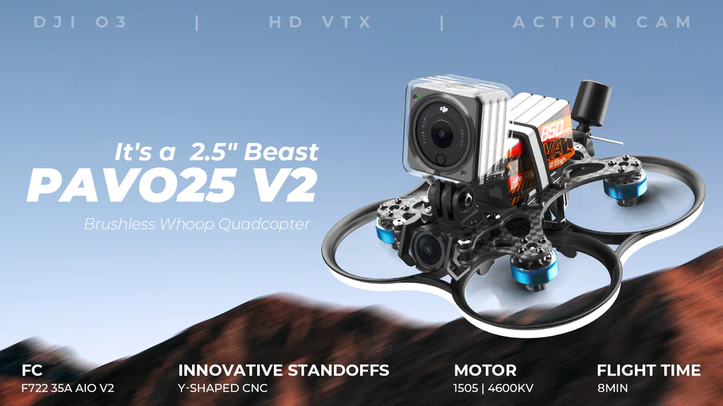 BetaFPV Pavo25 V2 Brushless Whoop Quadcopter