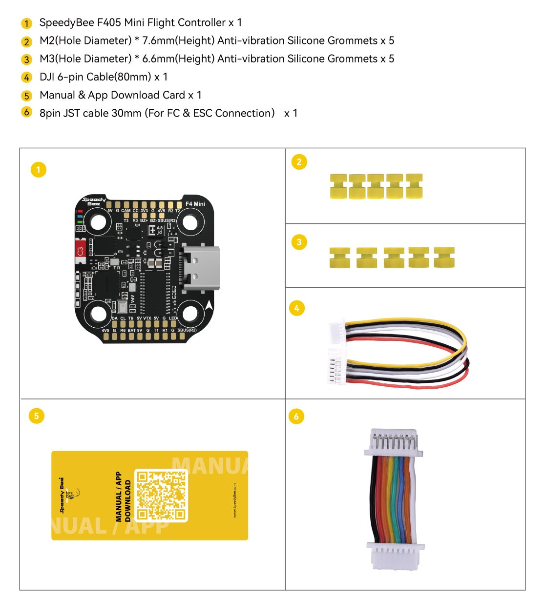 Speedy Bee F405 Mini Flight Controller