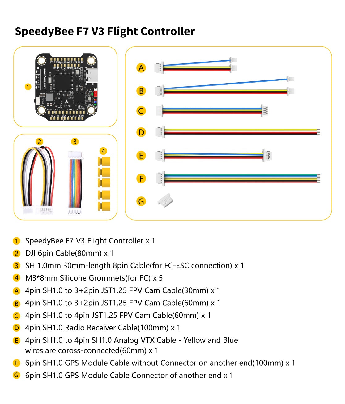 Speedy Bee F7 Flight Controller V3