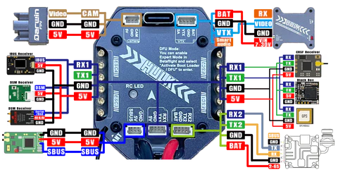 DarwinFPV Hulk 45A 3-6S AIO