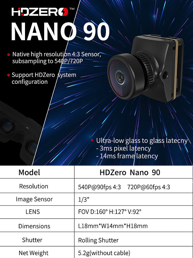 HDZero Nano 90 Camera