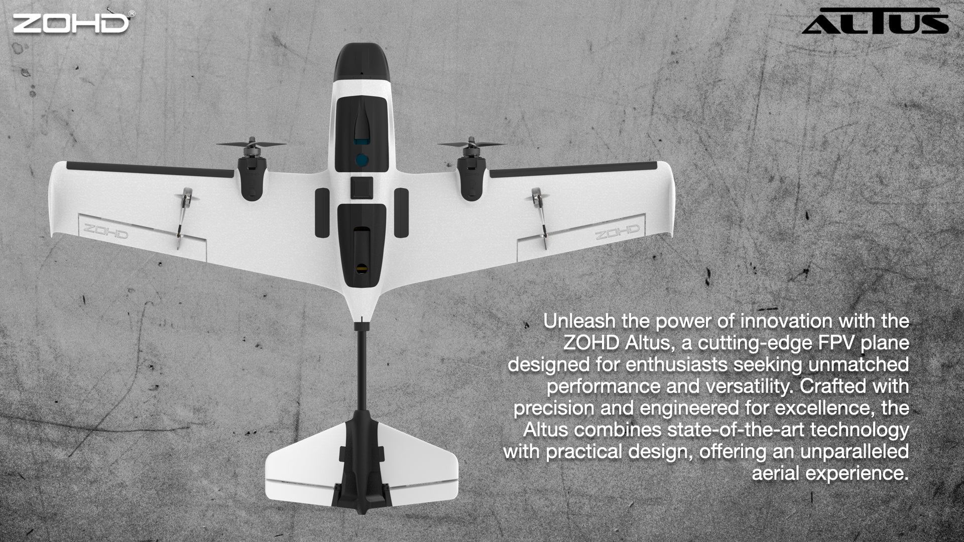 ZOHD Altus Twin Motor 980mm FPV Plane