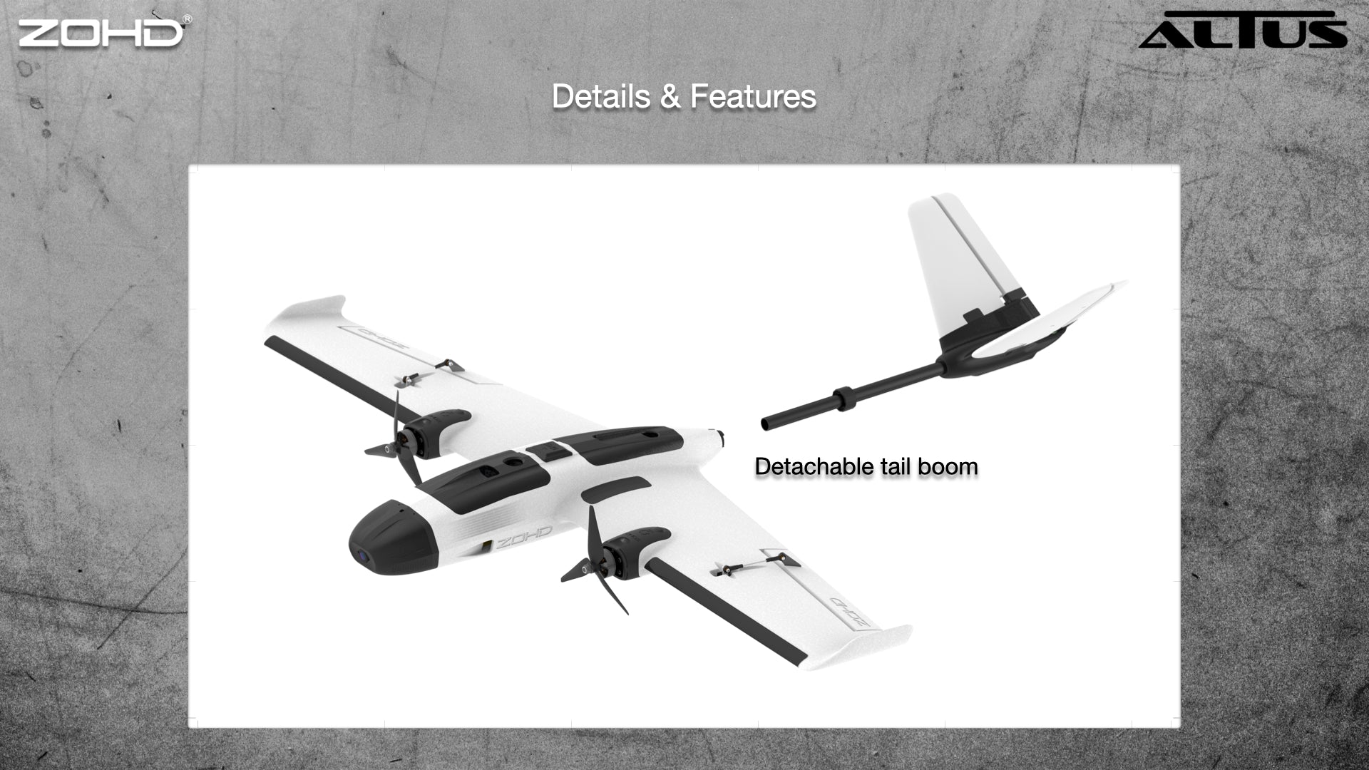 ZOHD Altus Twin Motor 980mm FPV Plane