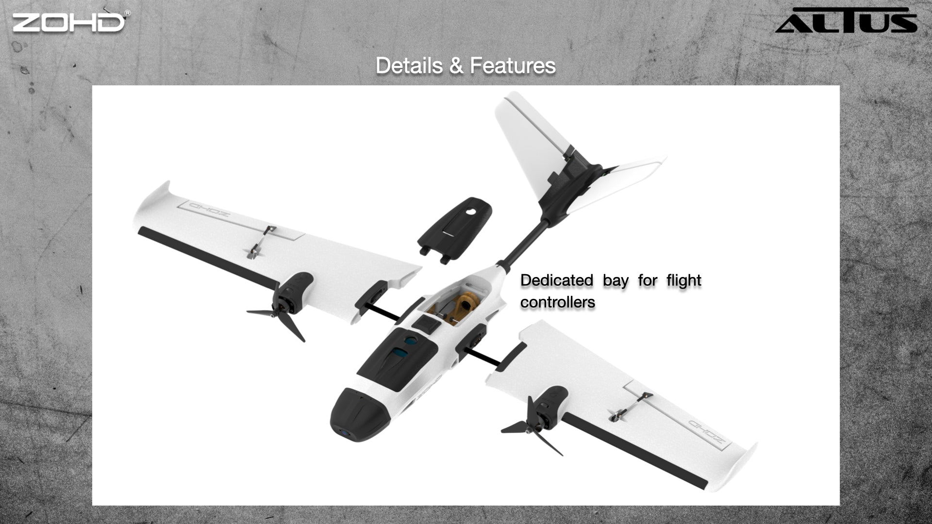 ZOHD Altus Twin Motor 980mm FPV Plane