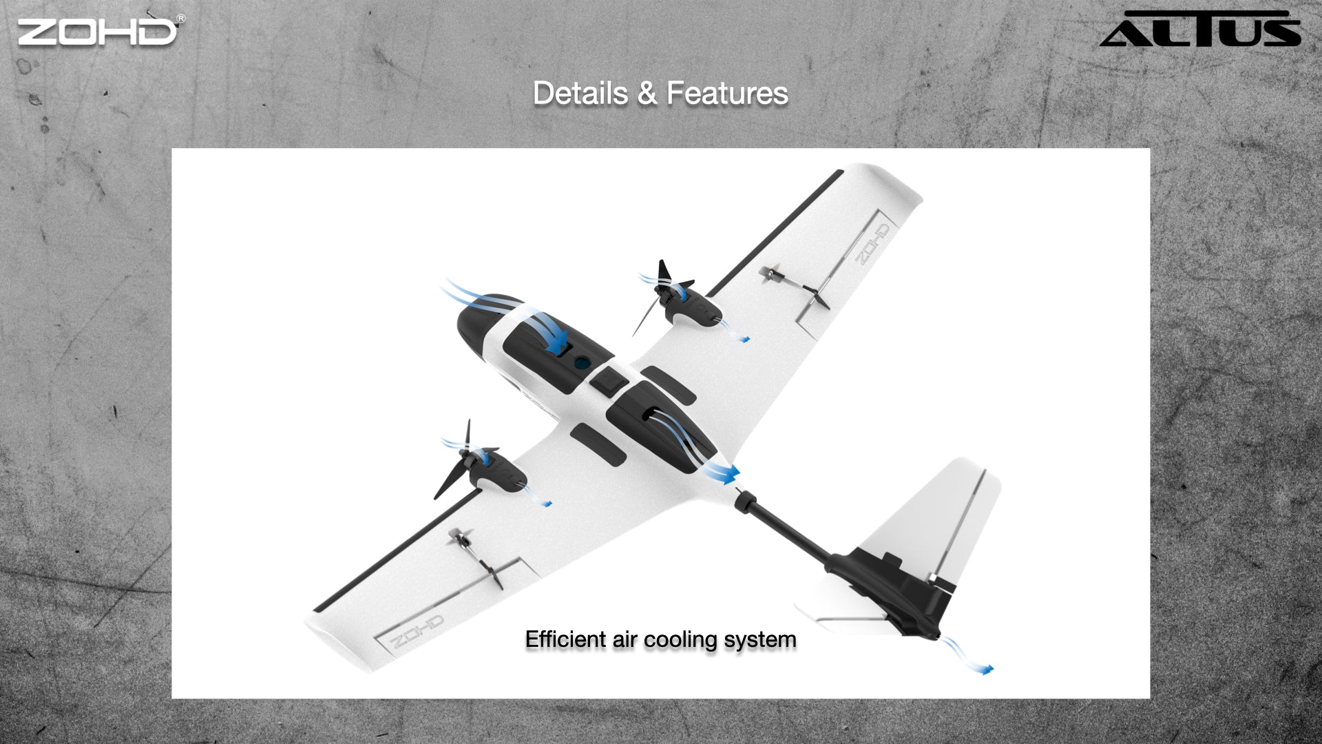 ZOHD Altus Twin Motor 980mm FPV Plane