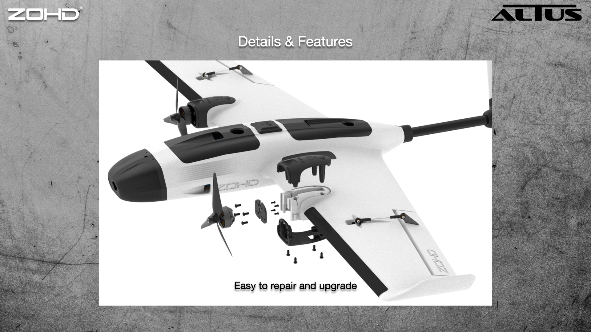 ZOHD Altus Twin Motor 980mm FPV Plane