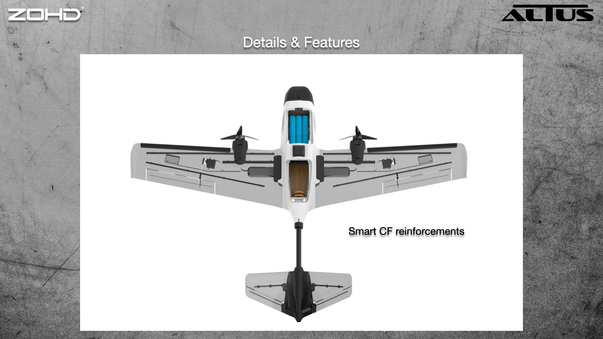 ZOHD Altus Twin Motor 980mm FPV Plane