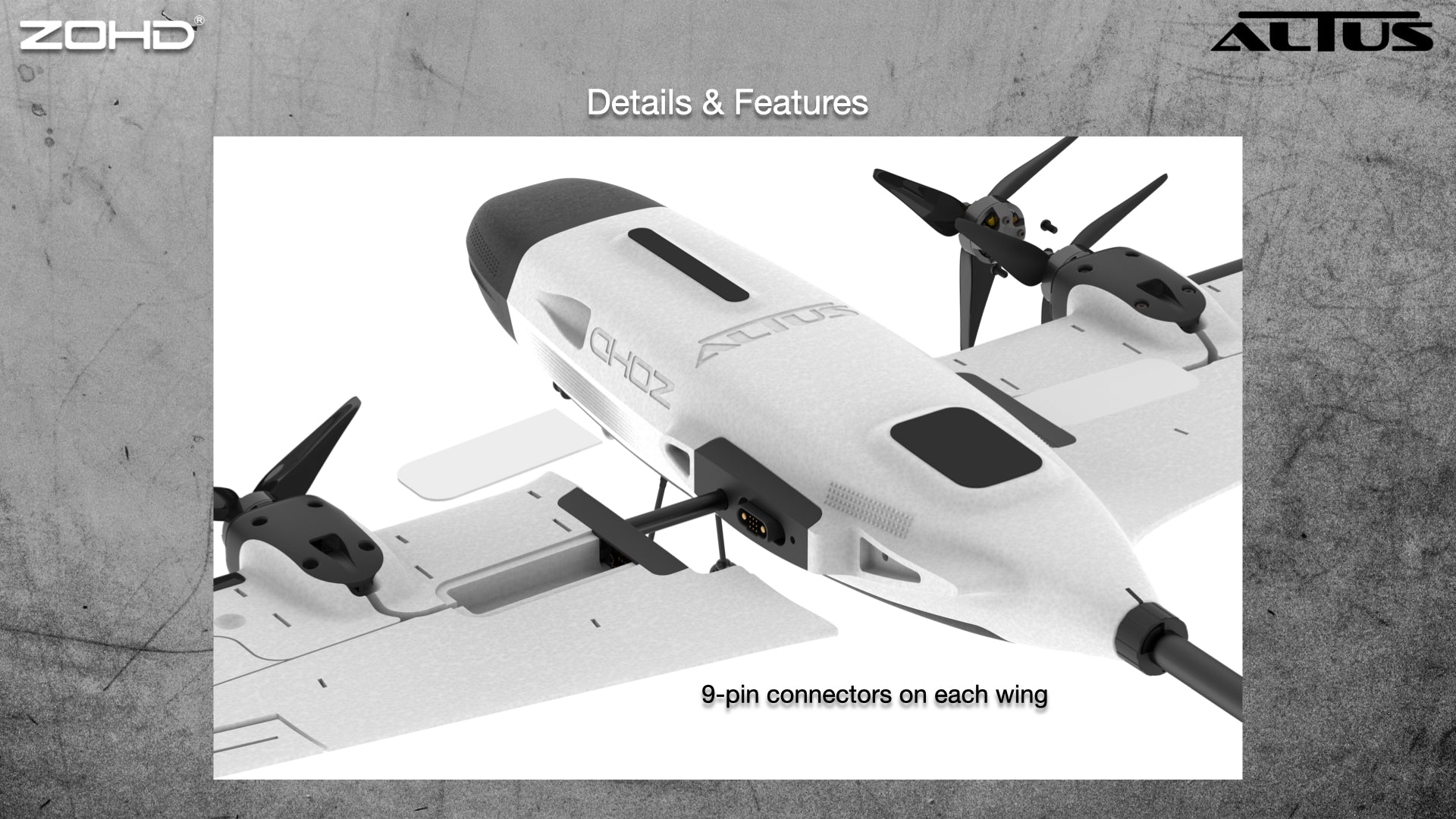 ZOHD Altus Twin Motor 980mm FPV Plane