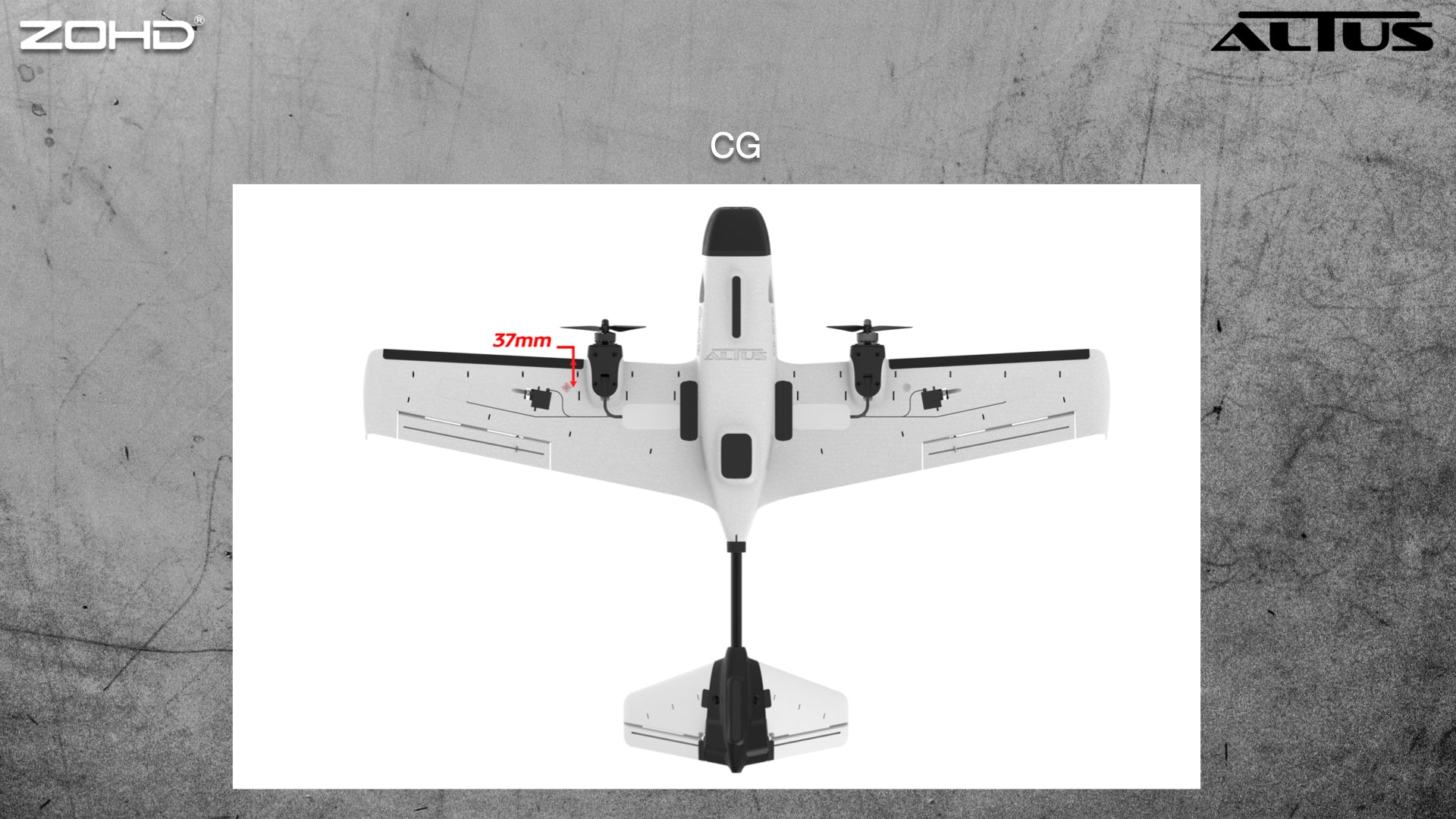 ZOHD Altus Twin Motor 980mm FPV Plane