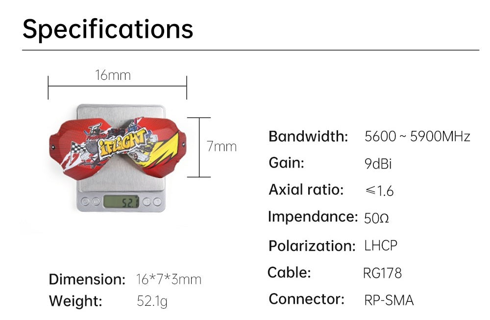 iFlight Crystal HD Specs