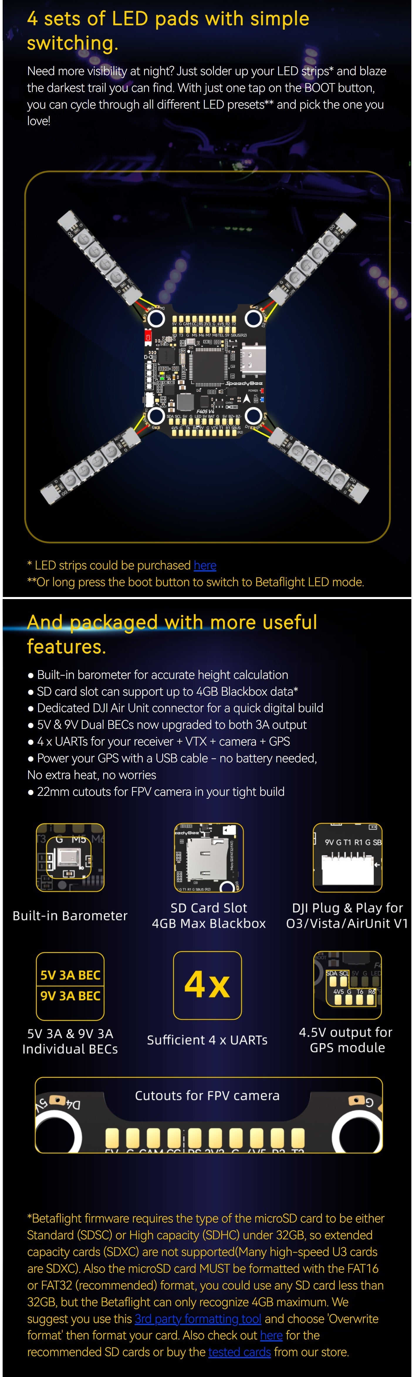 Speedy bee F405 V4 Flight Controller