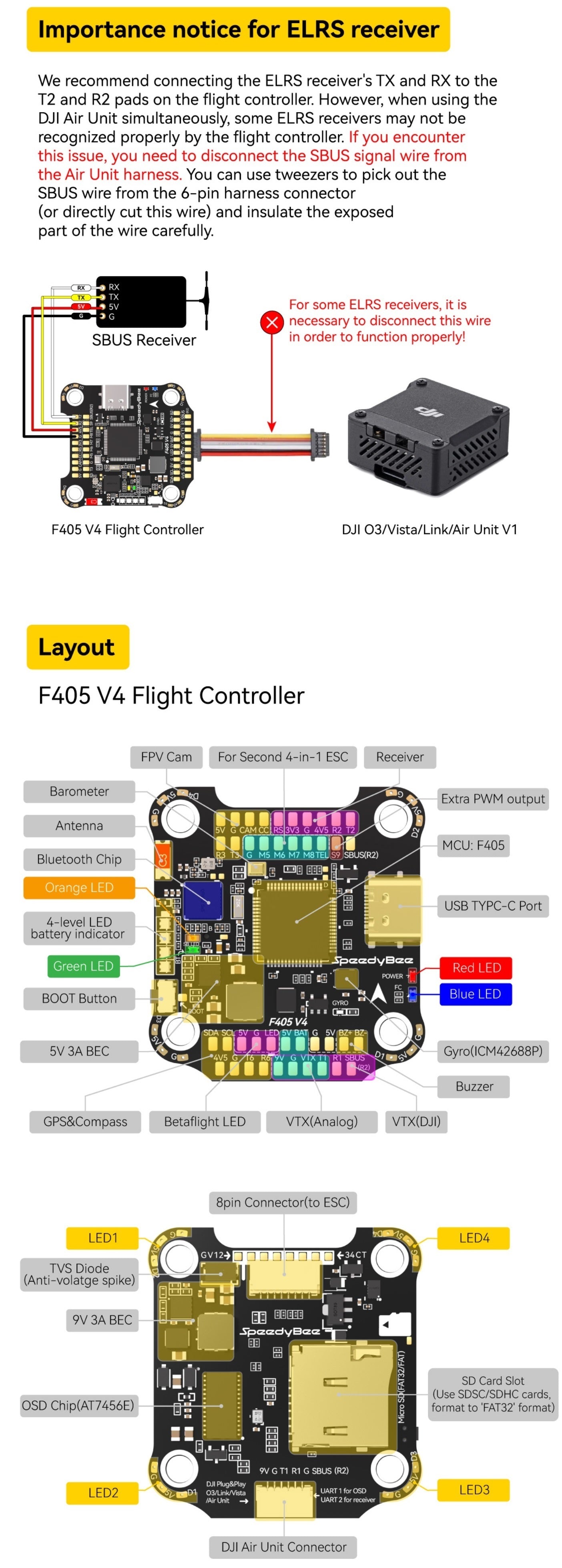 Speedy Bee F405 V4 Flight Controller