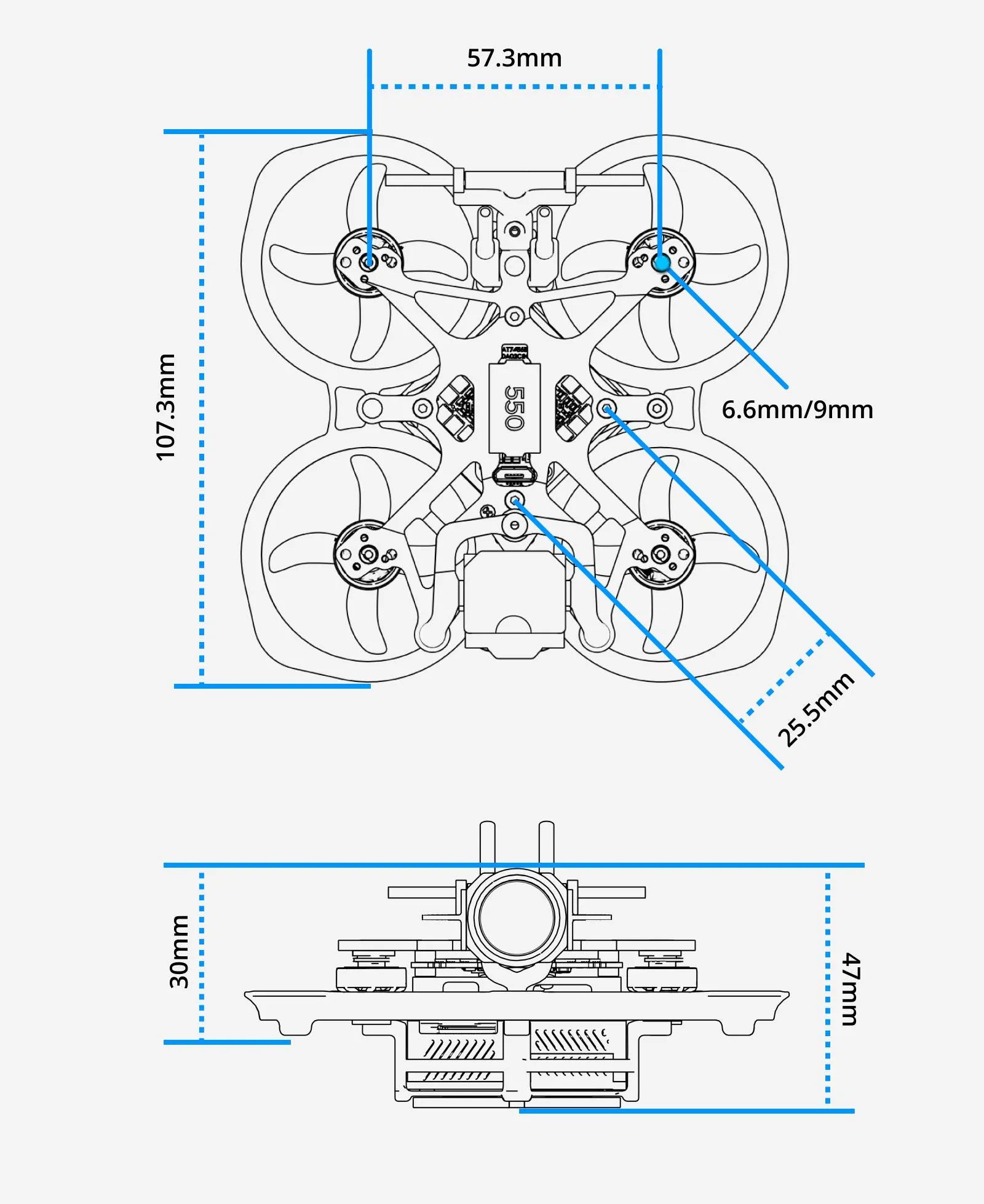 Flywoo Flylens75 2S Brushless Whoop Drone Kit