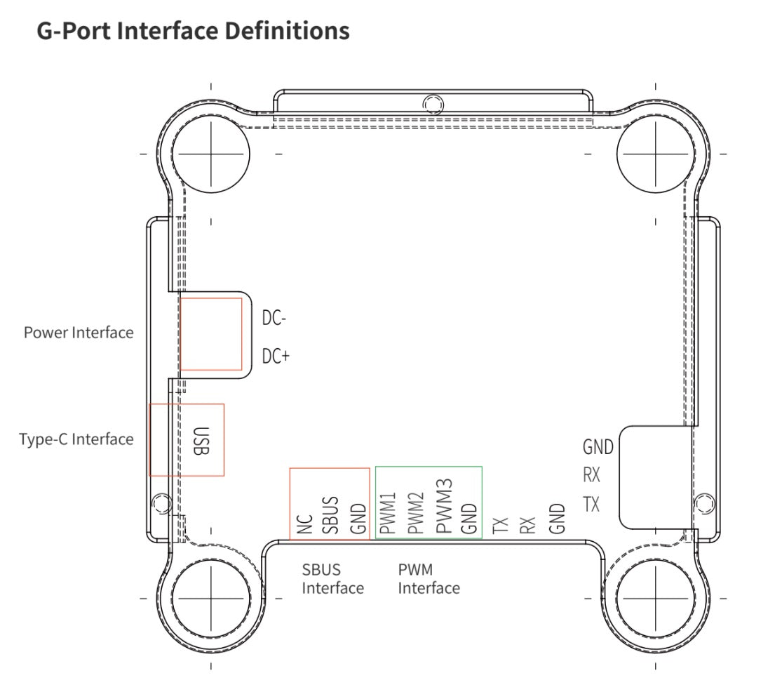 HEQ G-Port 3-Axis Gimbal For DJI O3 and Caddx