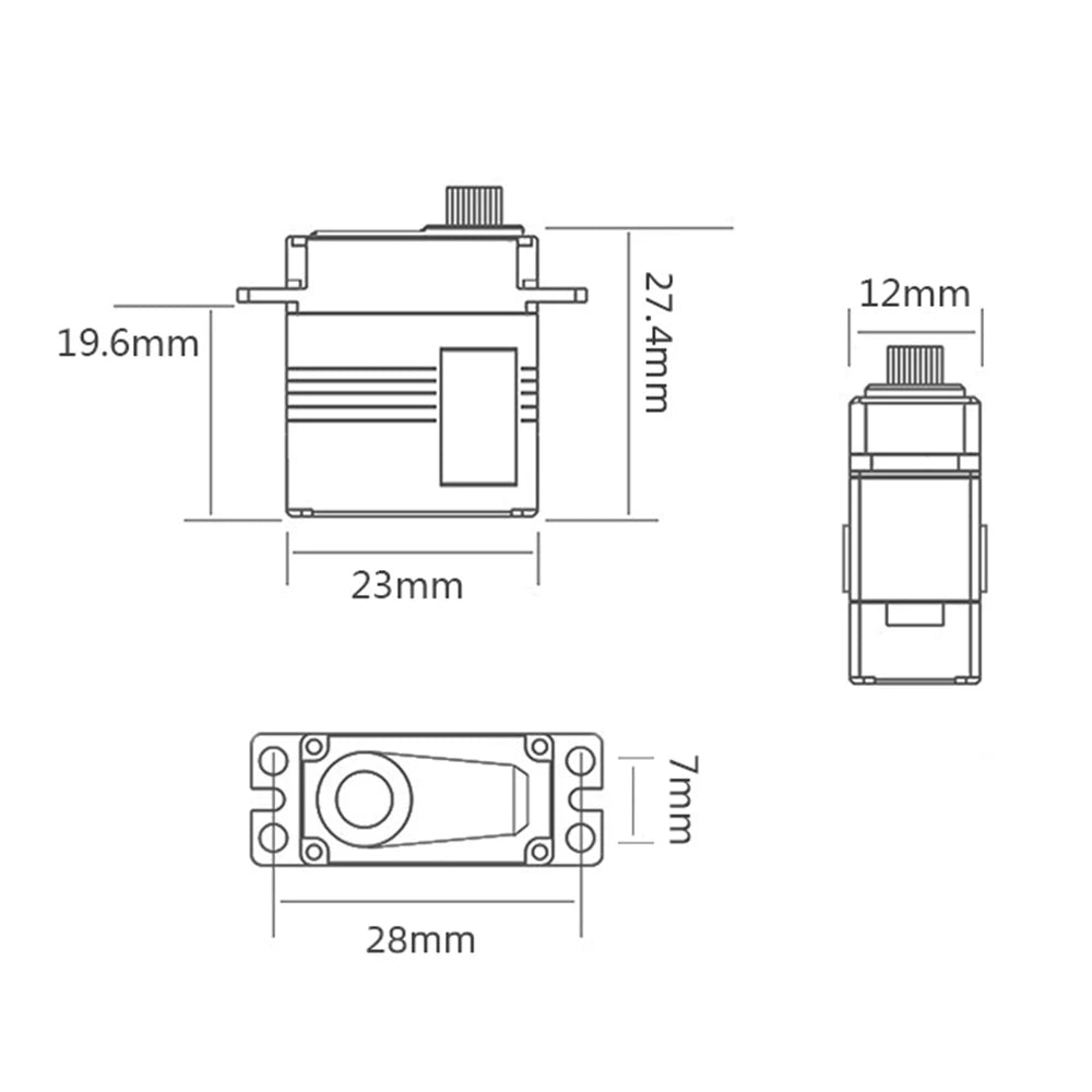 GDW RS0708 Digital Metal Servos