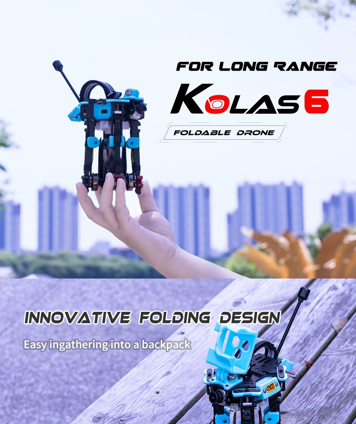 Axisflying Kolas 6 Folding BNF Drone