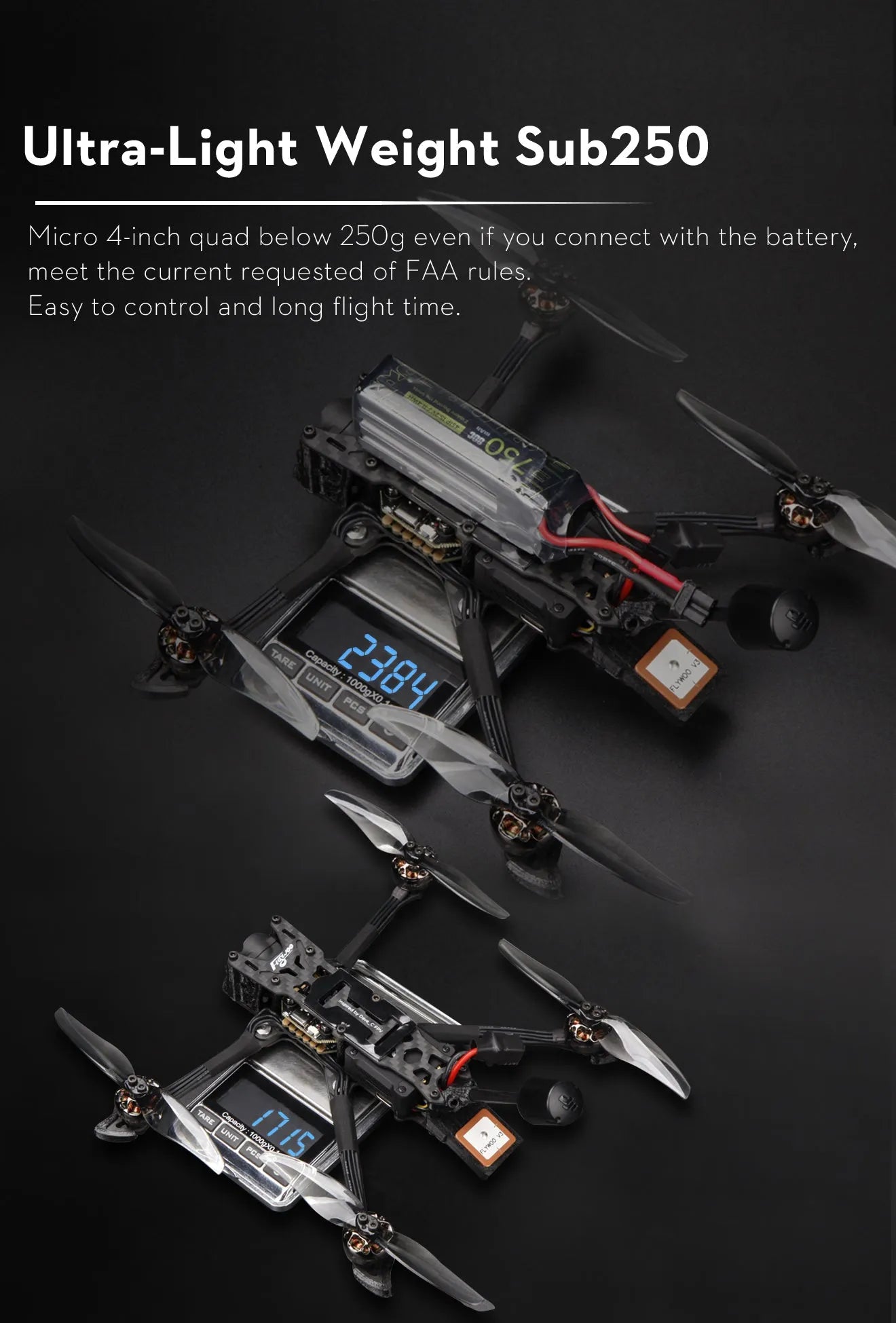 Flywoo Explorer LR 4 HD Walksnail Sub250 Micro Long Range Drone