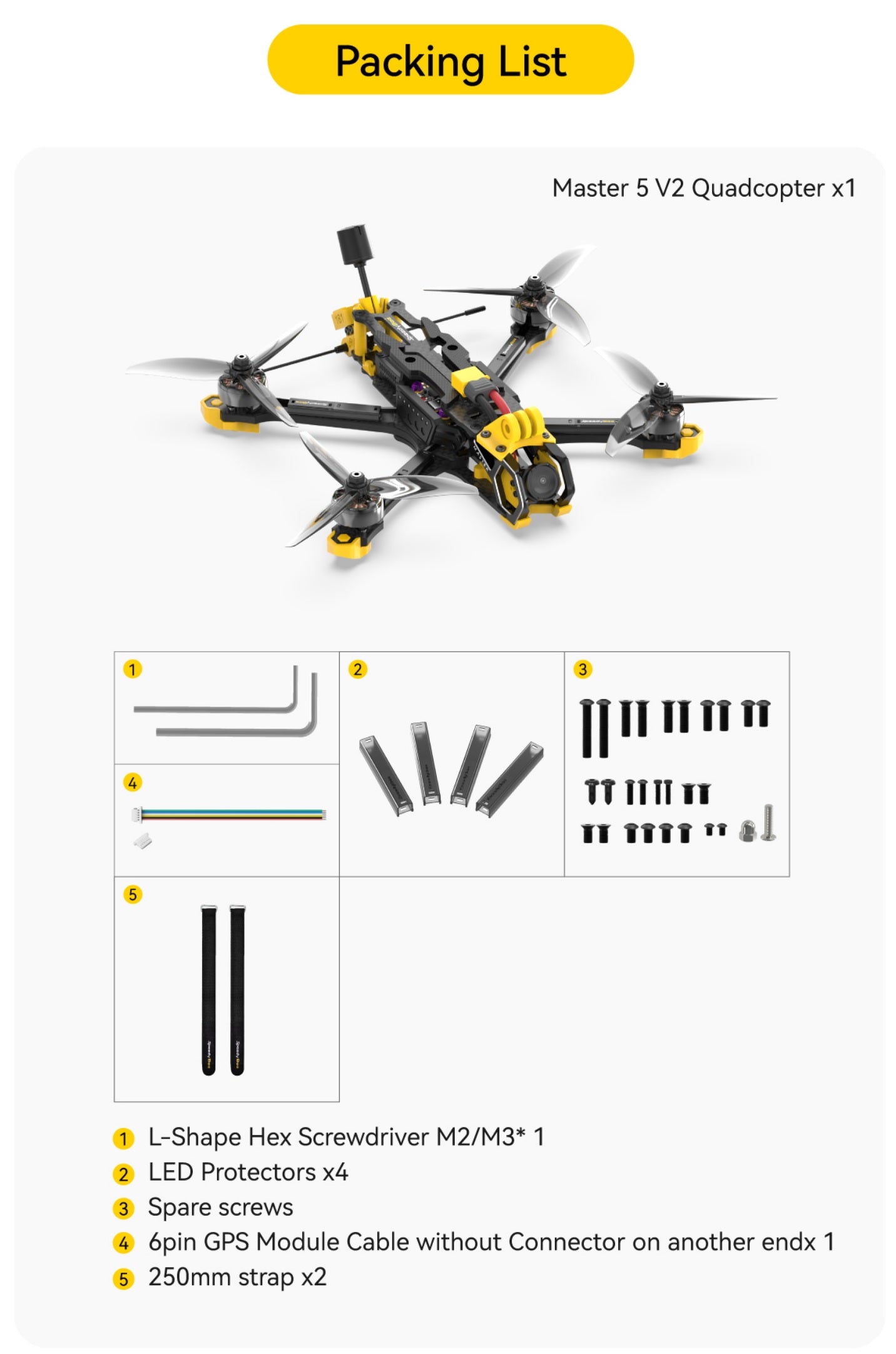 Speedy Bee Master 5 V2 Freestyle Drone
