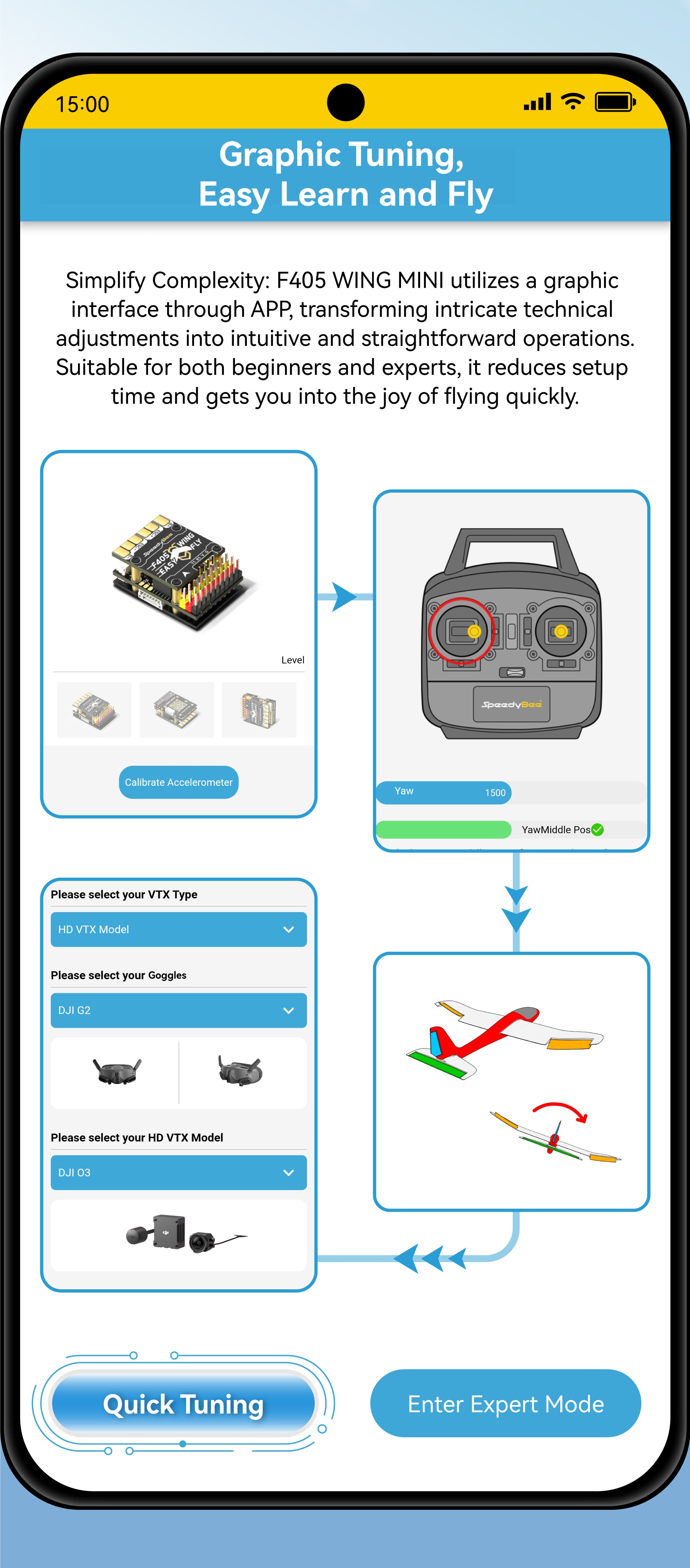 Speedy Bee F405 Mini Wing APP Flight Controller