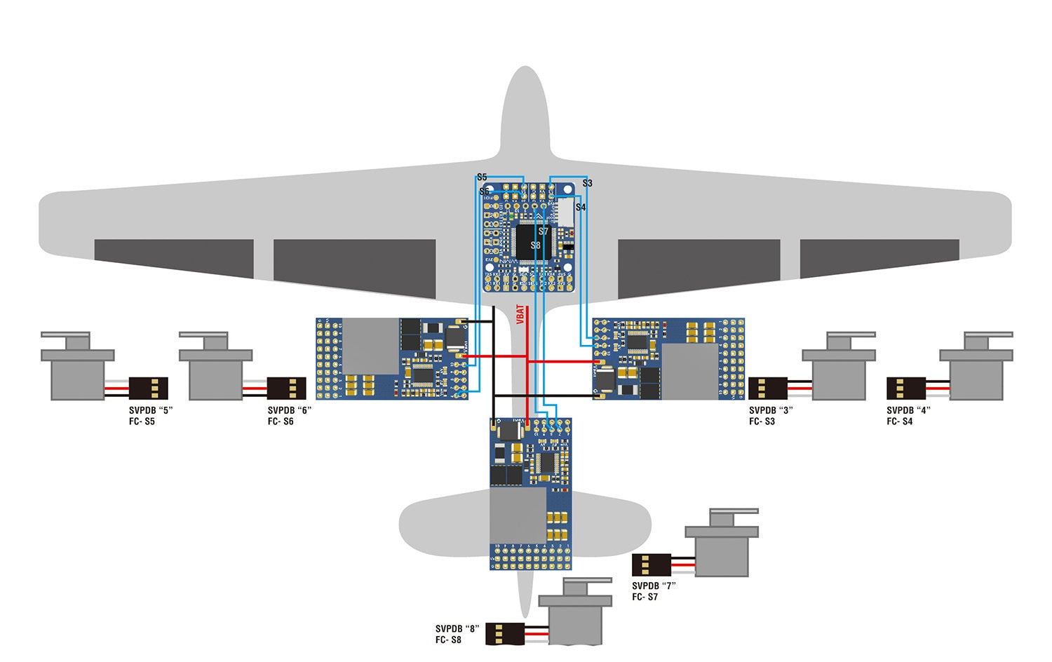 Matek Servo PDB 12A BEC SVPD-12S