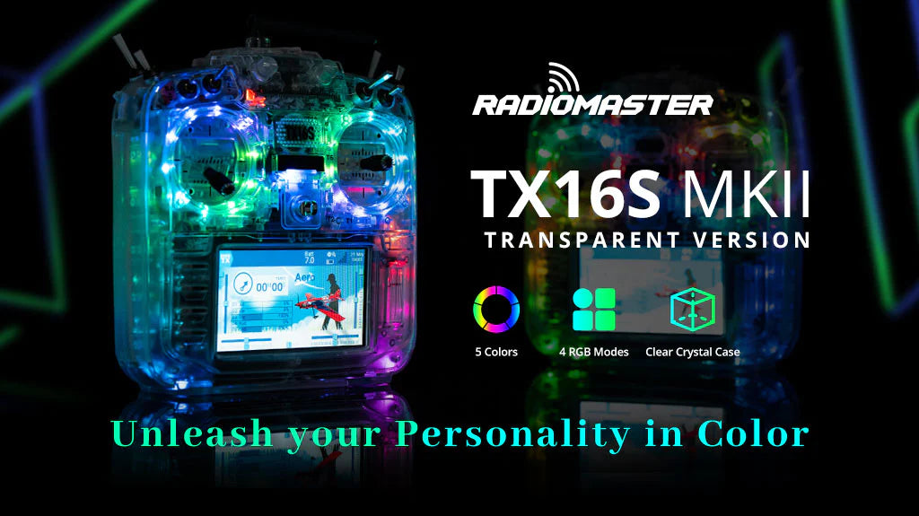 Radiomaster TX16S MKII Transparent Edition