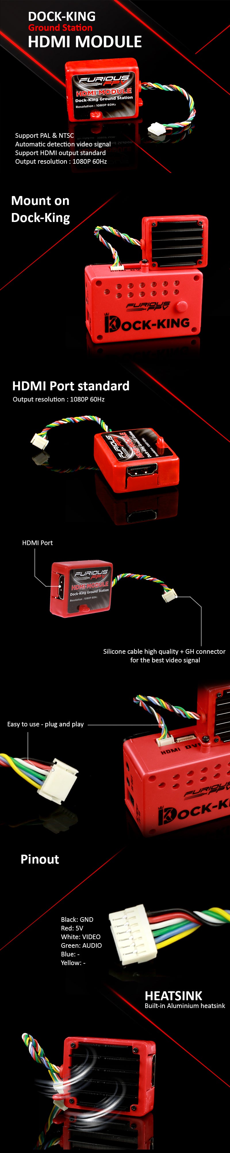 Furious FPV HDMI Module for Dock King