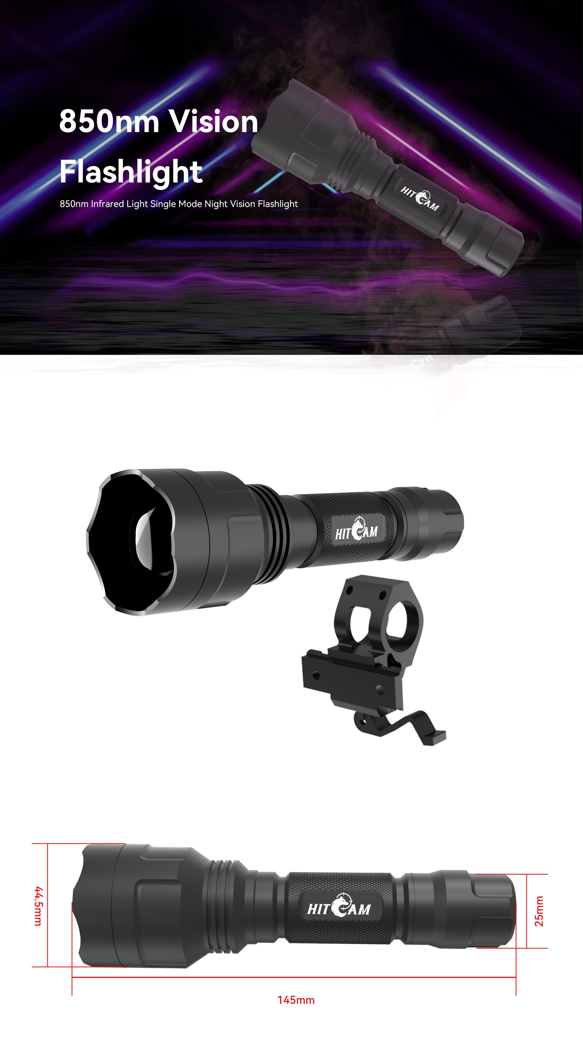 RunCam Hitcam 4K Vision Flashlight