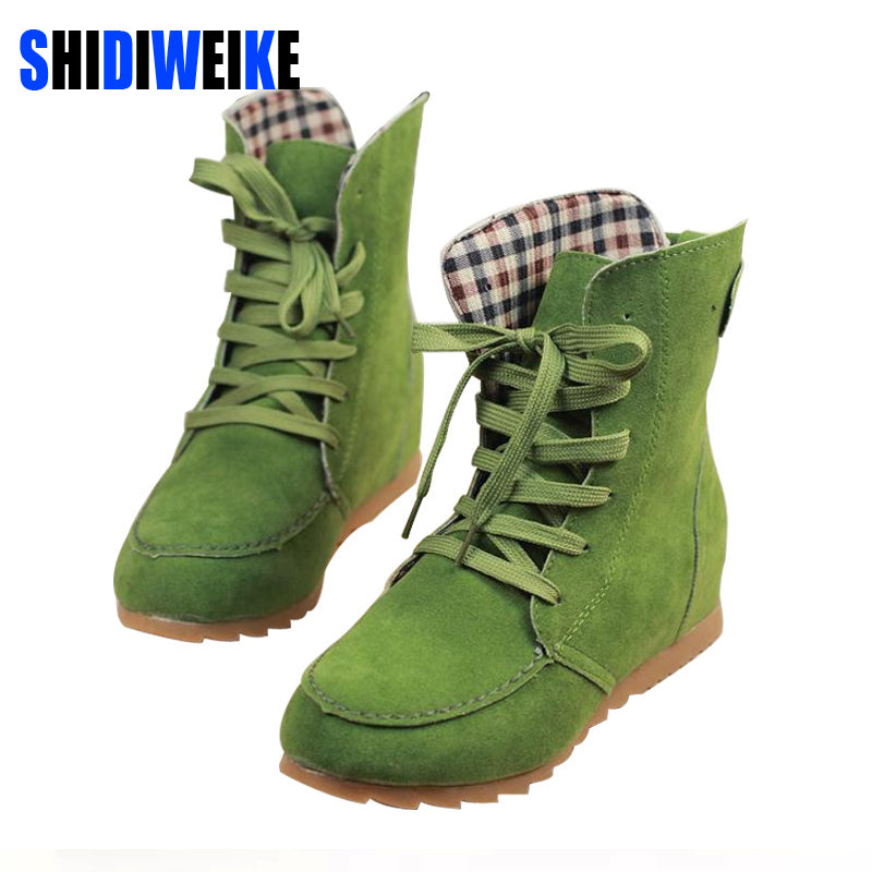 Woman Casual Comfort Autumn Ankle Boots 