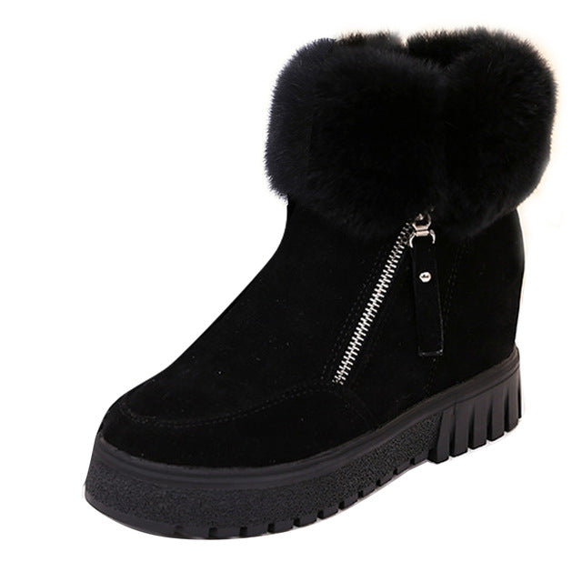 women's winter boots with zipper