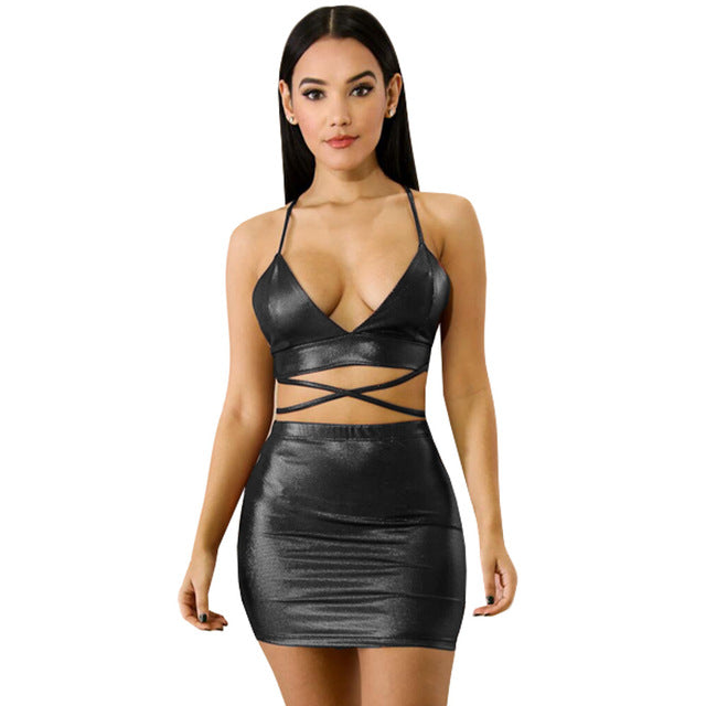 2 piece bodycon dress set