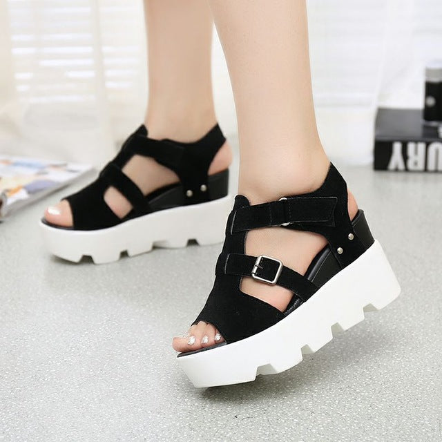 casual heel sandals