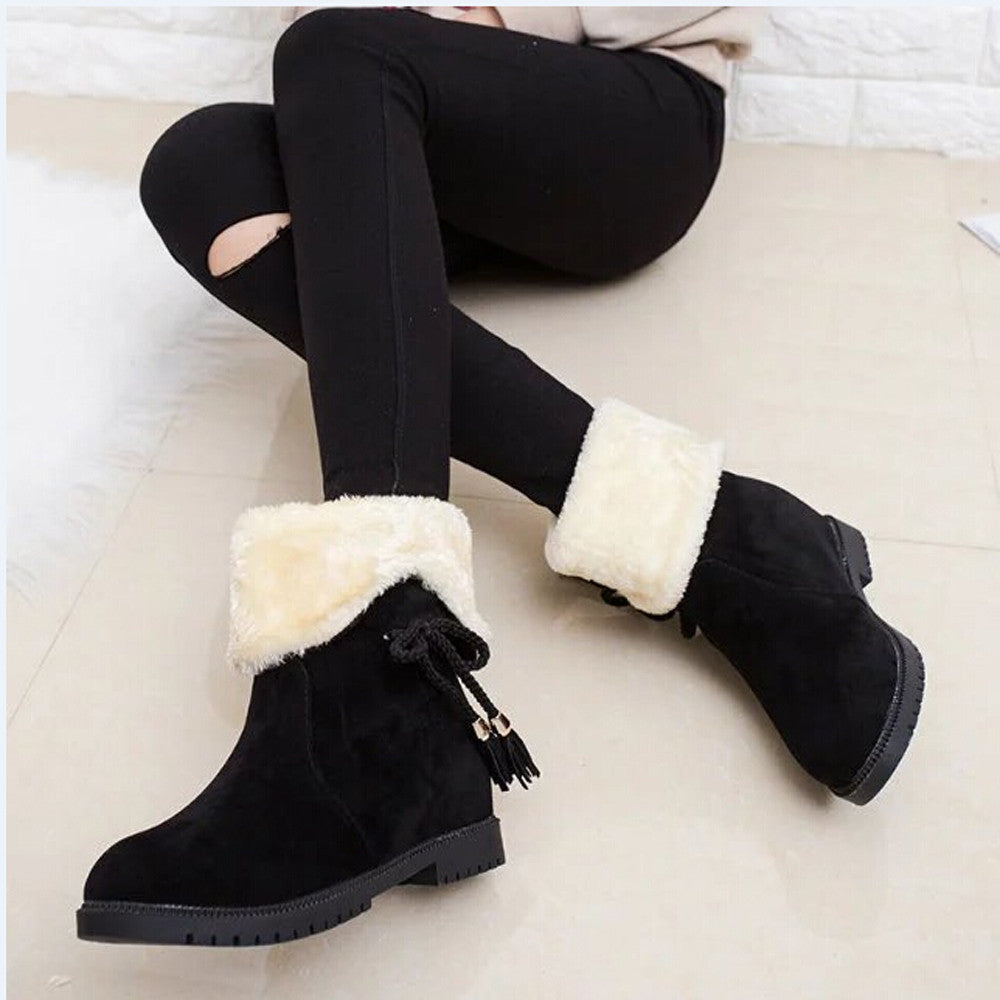 womens heeled winter boots