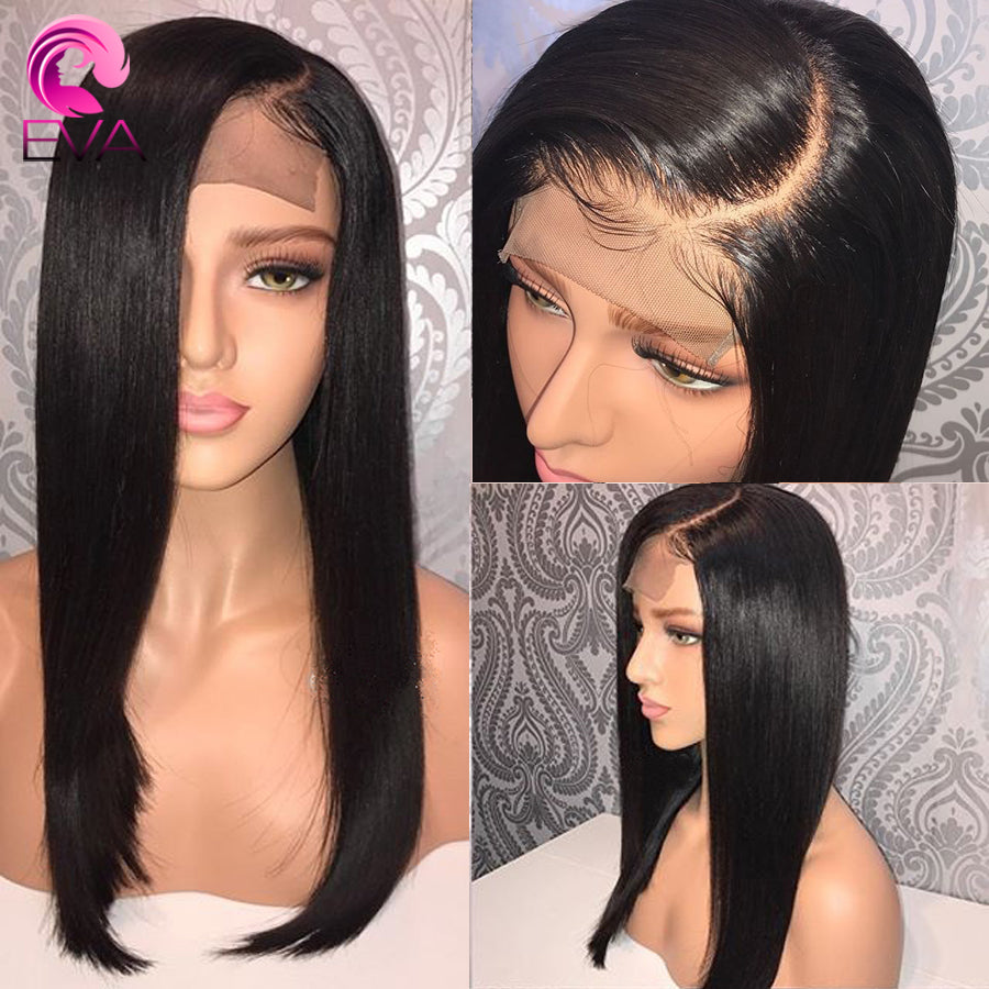 Eva Hair Lace Front Human Hair Wigs Pre Plucked Hairline With Baby Hai