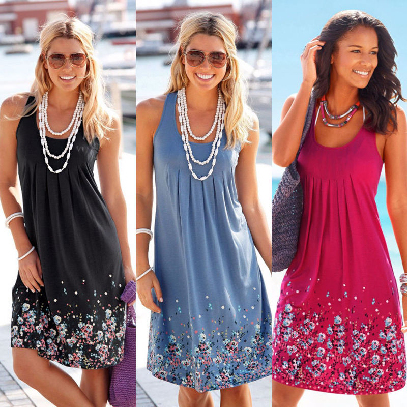 womens casual summer beach dresses