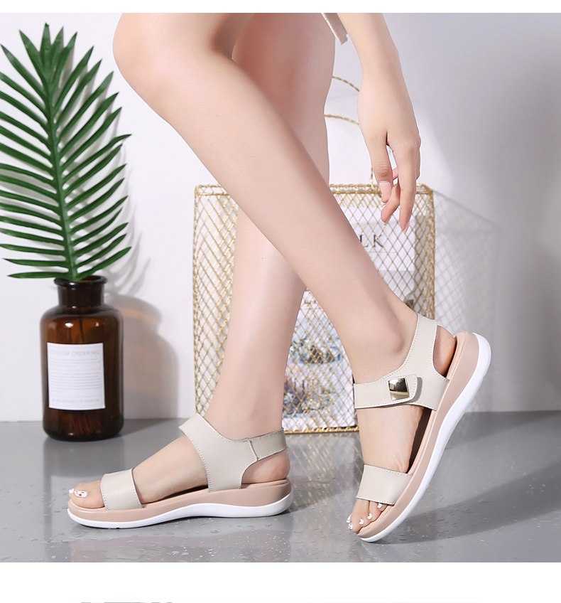 sandals flat heel