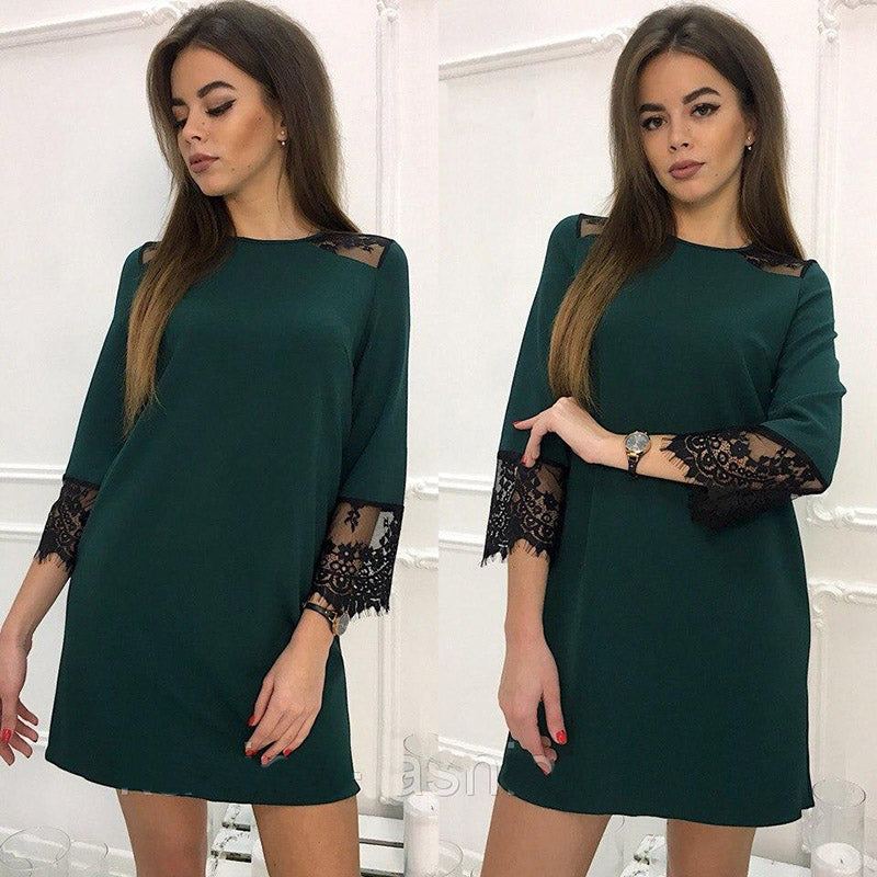 lace straight dress