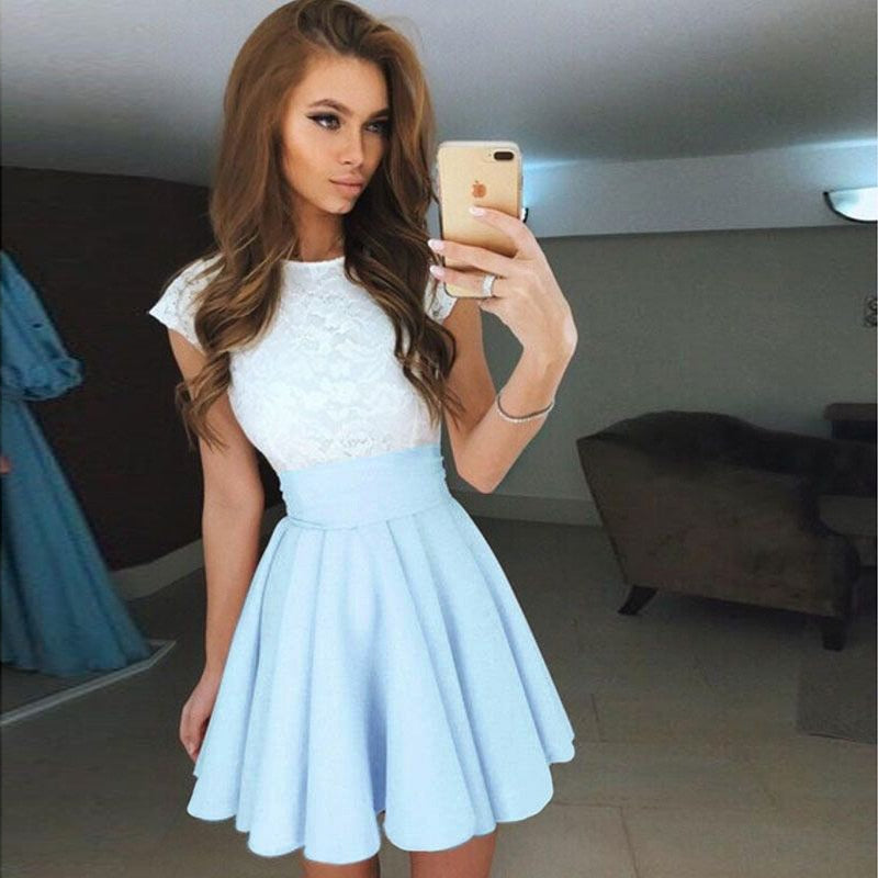 cute short lace dresses