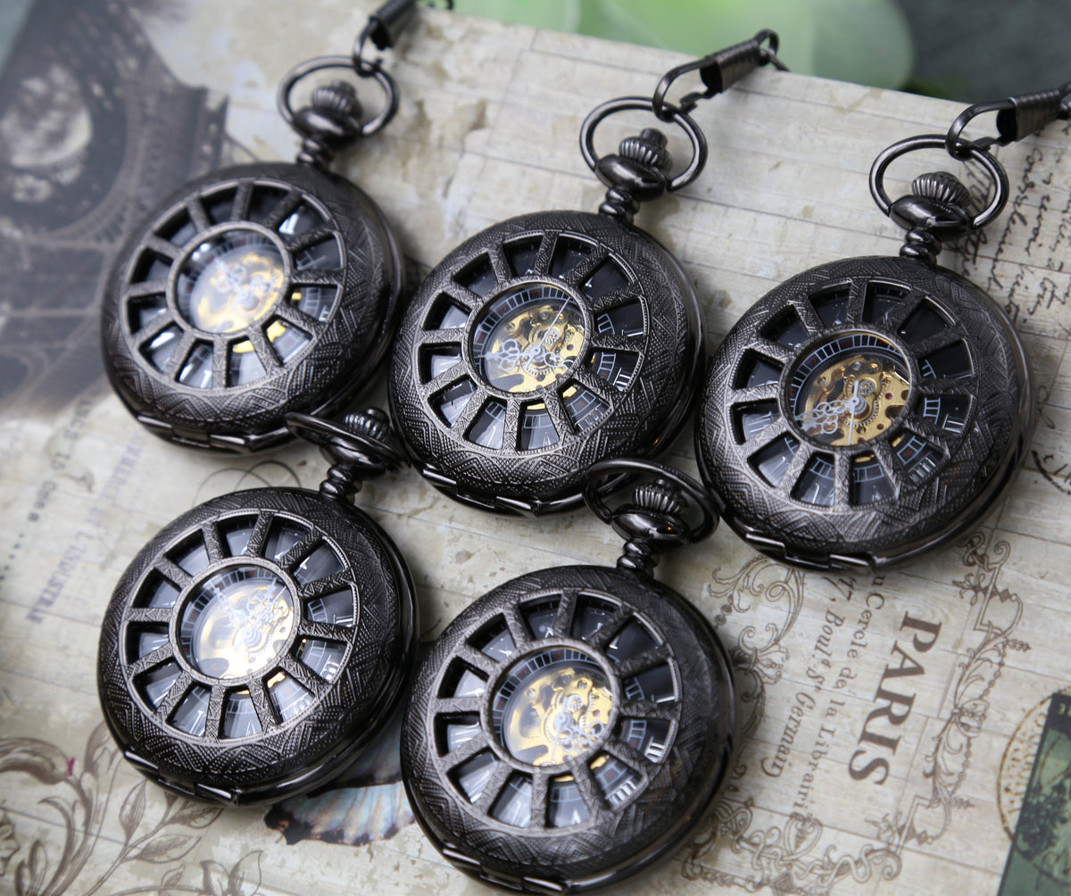 pocket watch for groom from bride