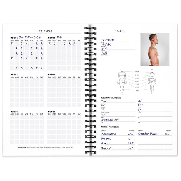 Workout Log Book And Fitness Journal 5 5 X 8 5 Newmefitness