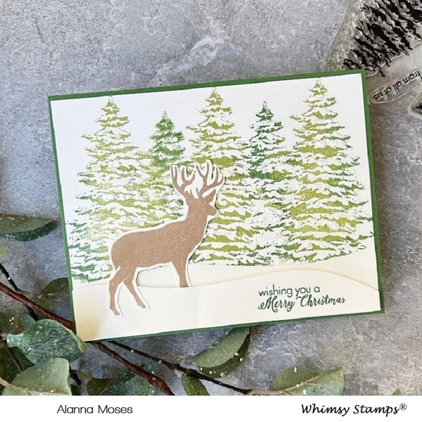 Woodland Silhouettes Clear Stamps | Whimsy Stamps